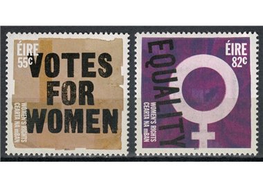 IRELAND 2011 Women's Rights 2v MNH**