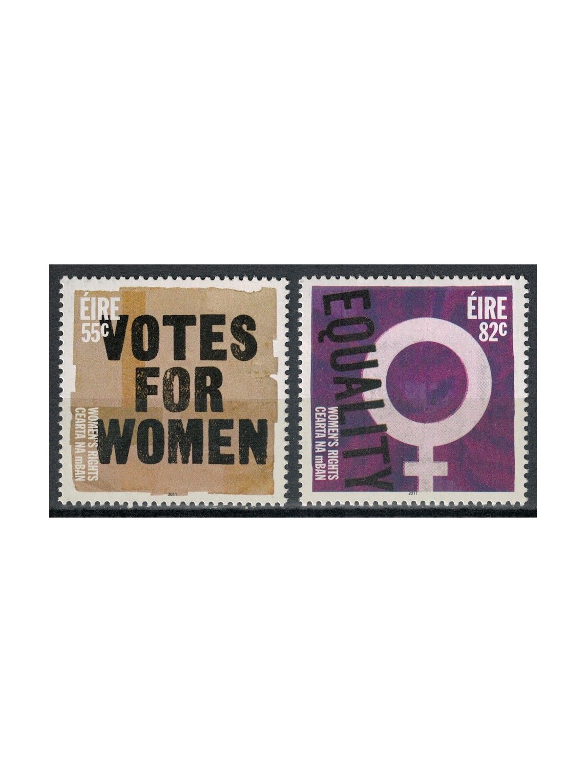 IRLANDA 2011 Diritti delle donne 2v MNH**