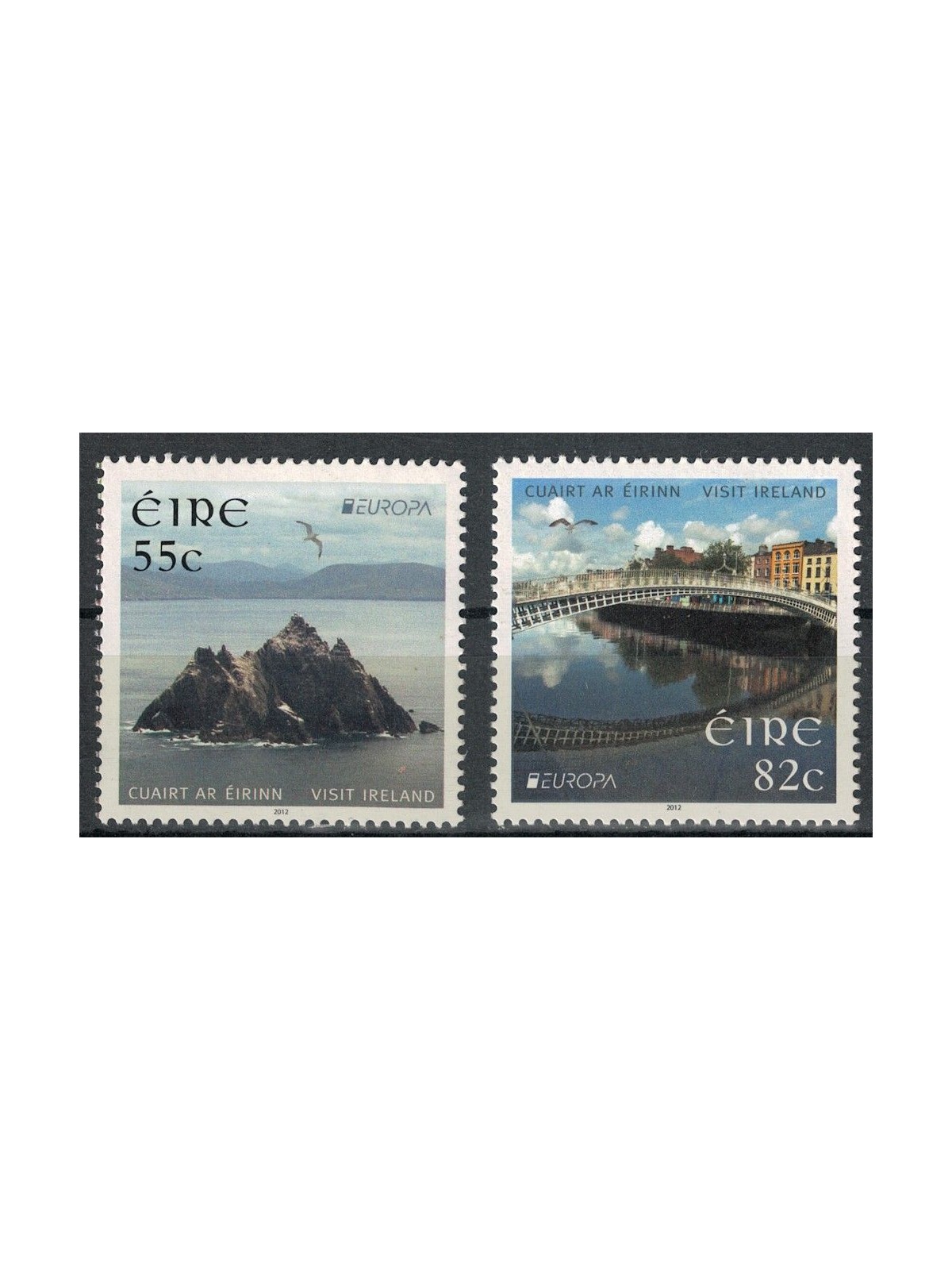 IRELAND 2012 Europe 2v MNH**