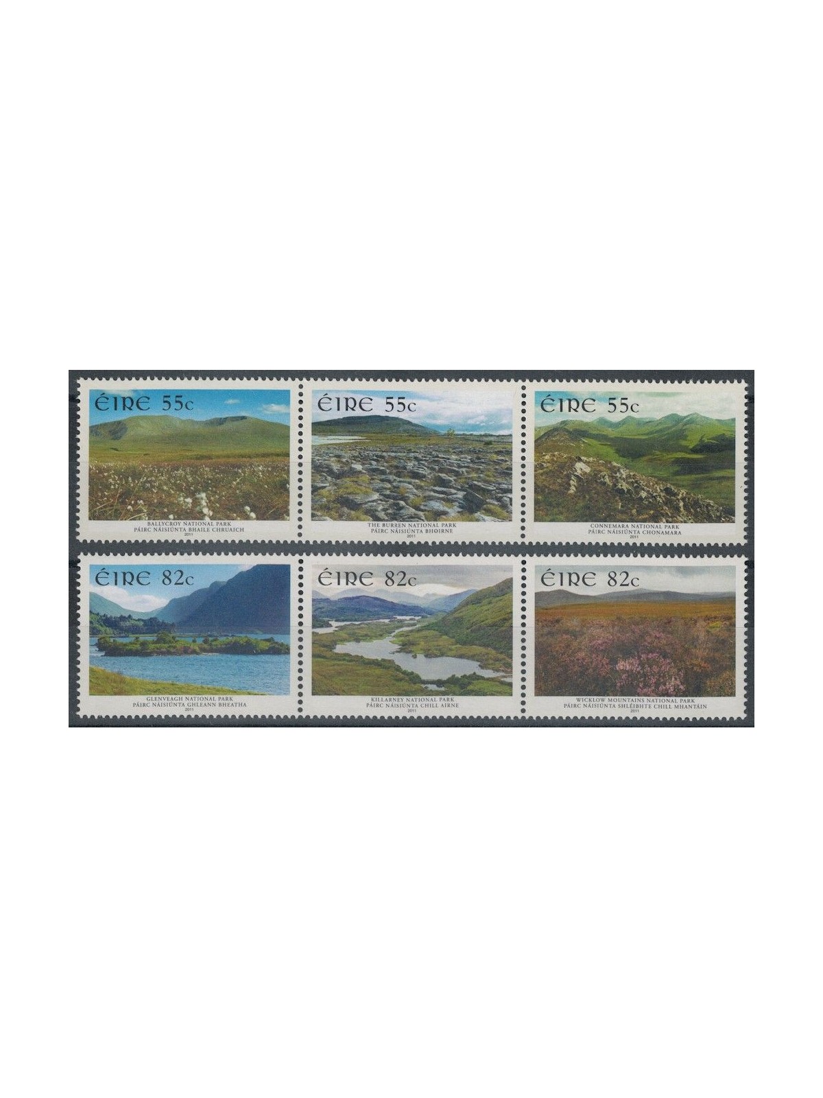 IRLANDA 2011 Parchi Nazionali 6v MNH**