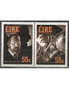 IRELAND 2012 Bram Stoker 2v MNH**