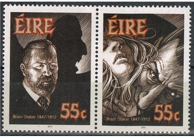 IRLANDA 2012 Bram Stoker 2v MNH**