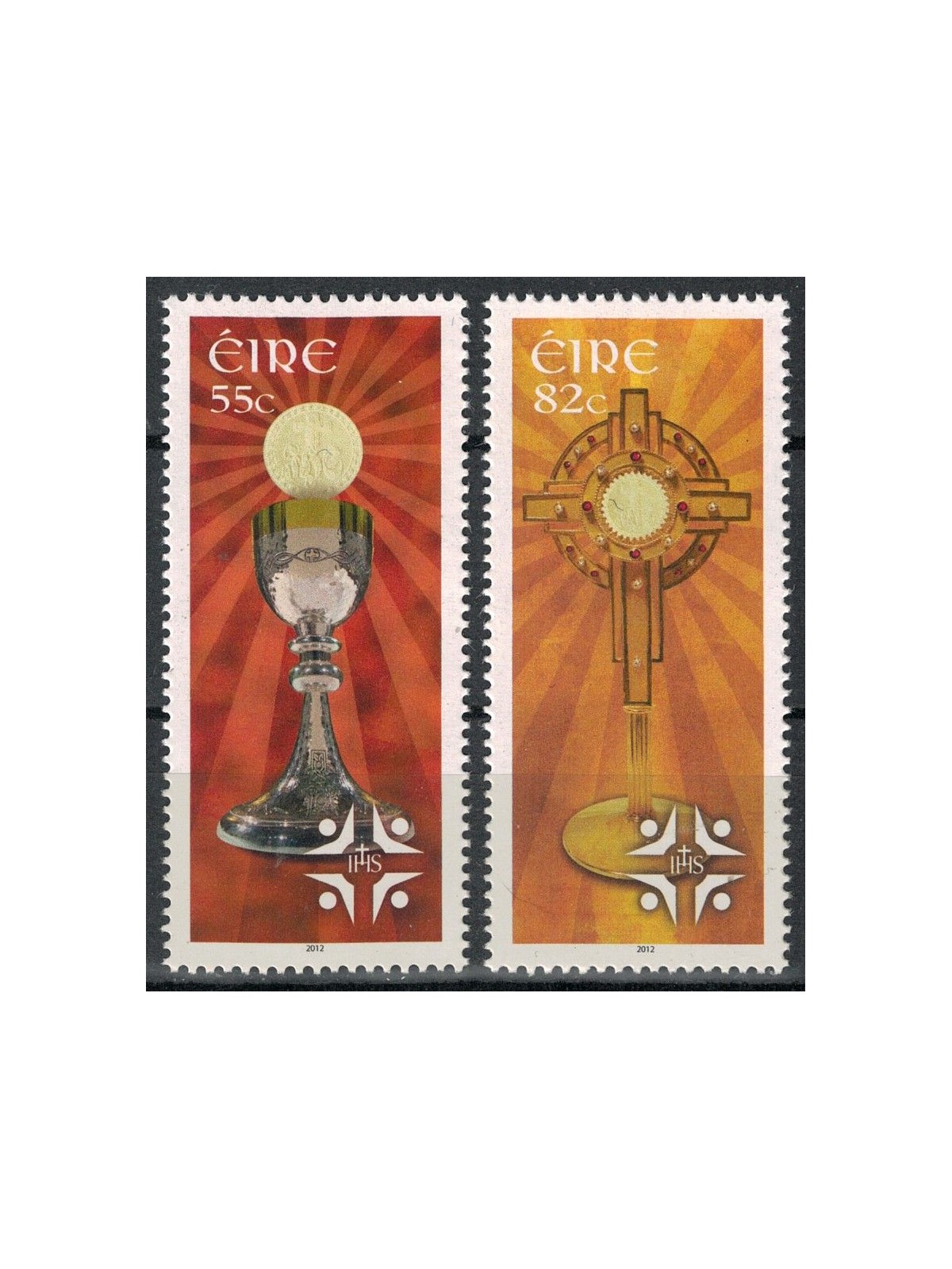 IRLANDA 2012 Congresso Eucaristico 2v MNH**
