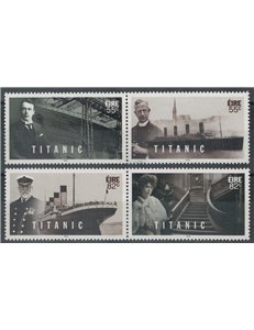 IRLANDA 2012 Titanic 4v MNH**