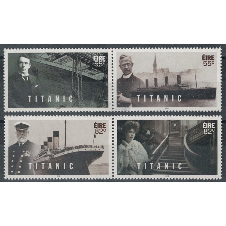 IRLANDA 2012 Titanic 4v MNH**