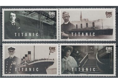IRLANDA 2012 Titanic 4v MNH**