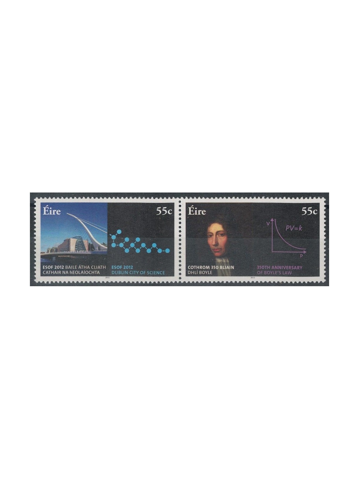 IRLANDA 2012 Euroscience Open Forum 2v MNH**