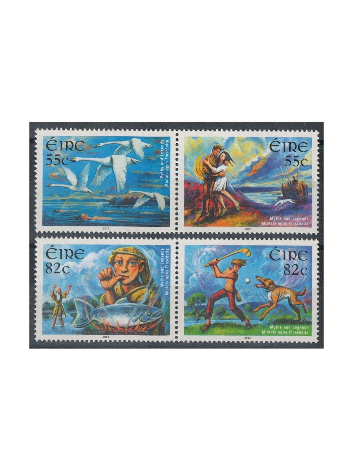 IRLANDA 2012 Saghe e leggende 4v MNH**