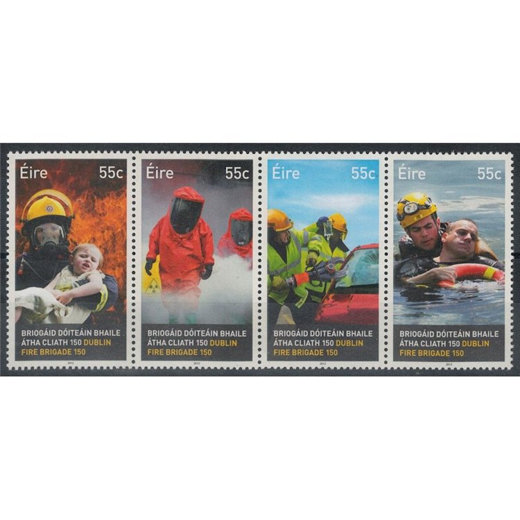 IRELAND 2012 Fire Brigade 4v MNH**