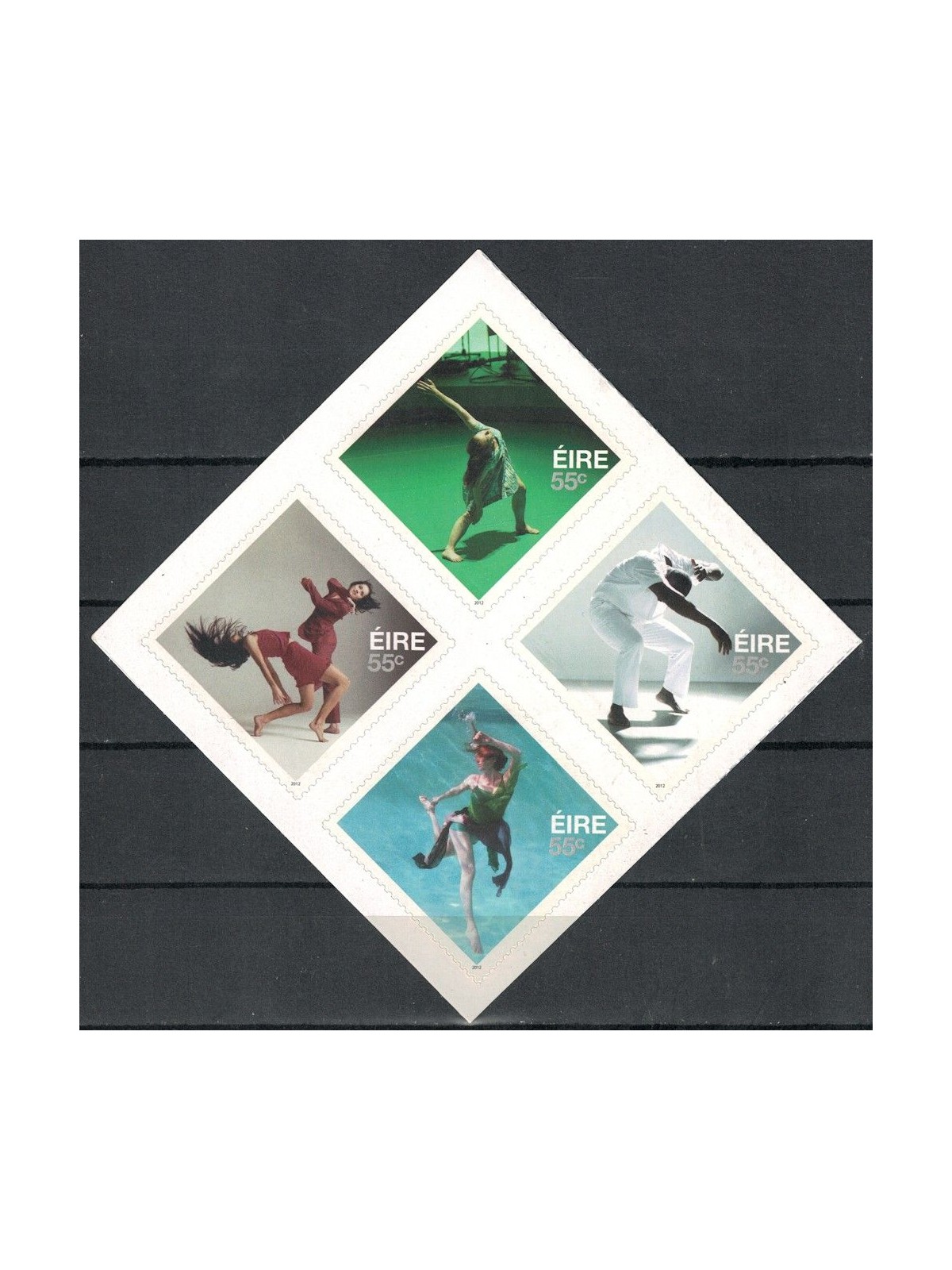 IRELAND 2012 Contemporary Art, Expressive Dance 4v MNH**