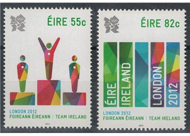 IRELAND 2012 Summer Olympic Games 2v MNH**
