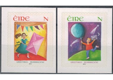 IRLANDA 2013 Francobolli per saluti 2v MNH**