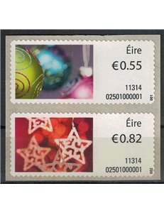 IRLANDA 2011 Natale, automatici 2v MNH**