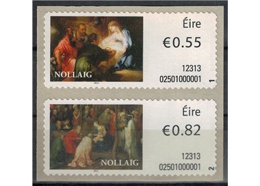 IRELAND 2012 Christmas, automatic 2v MNH**