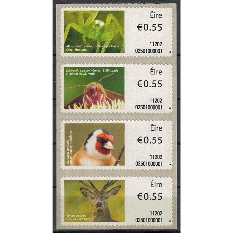 IRLANDA 2011 Fauna, automatici 4v MNH**