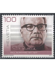SWITZERLAND 2011 Paul Burkhard MNH**