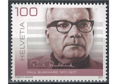 SWITZERLAND 2011 Paul Burkhard MNH**