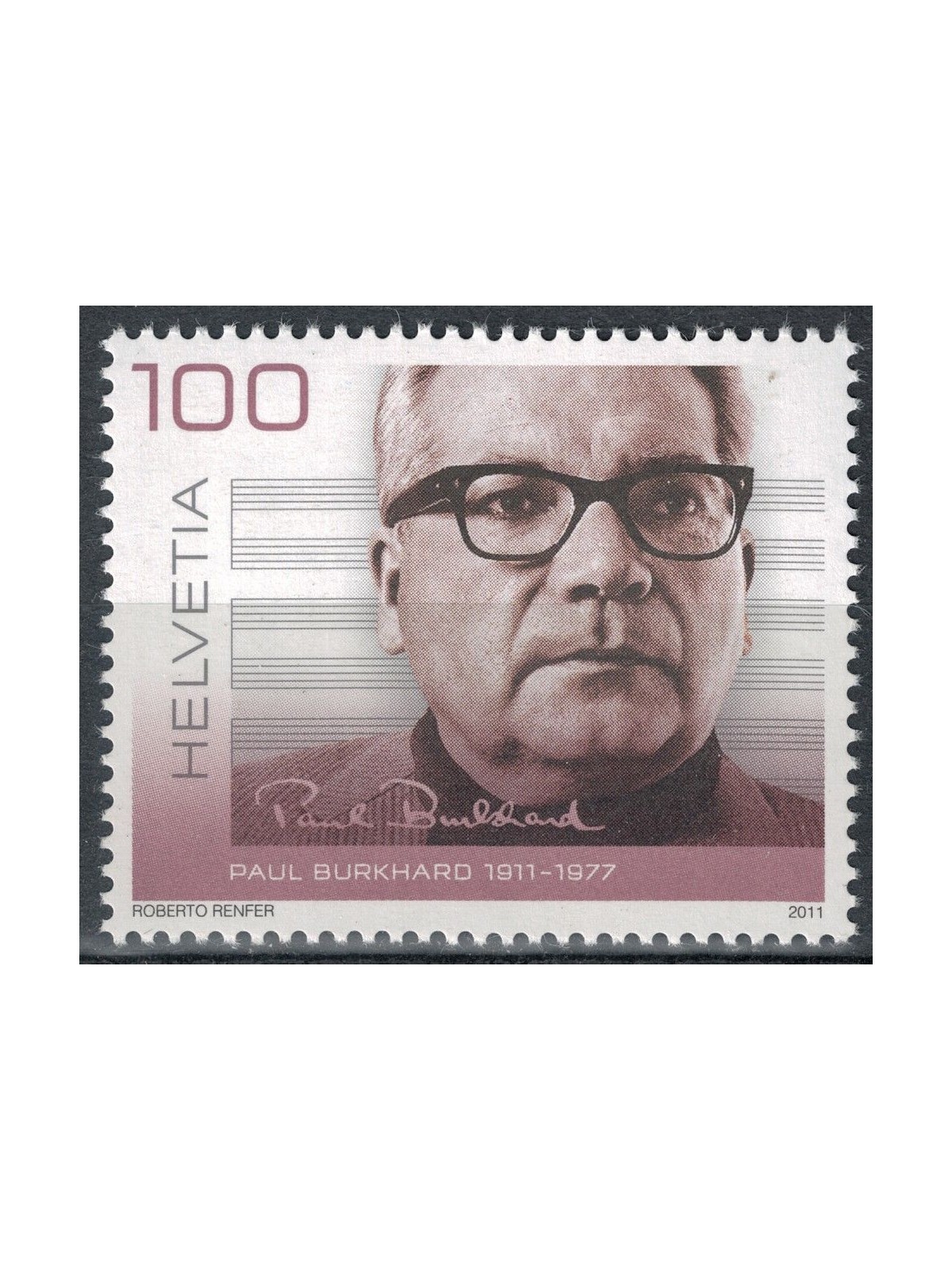 SVIZZERA 2011 Paul Burkhard MNH**
