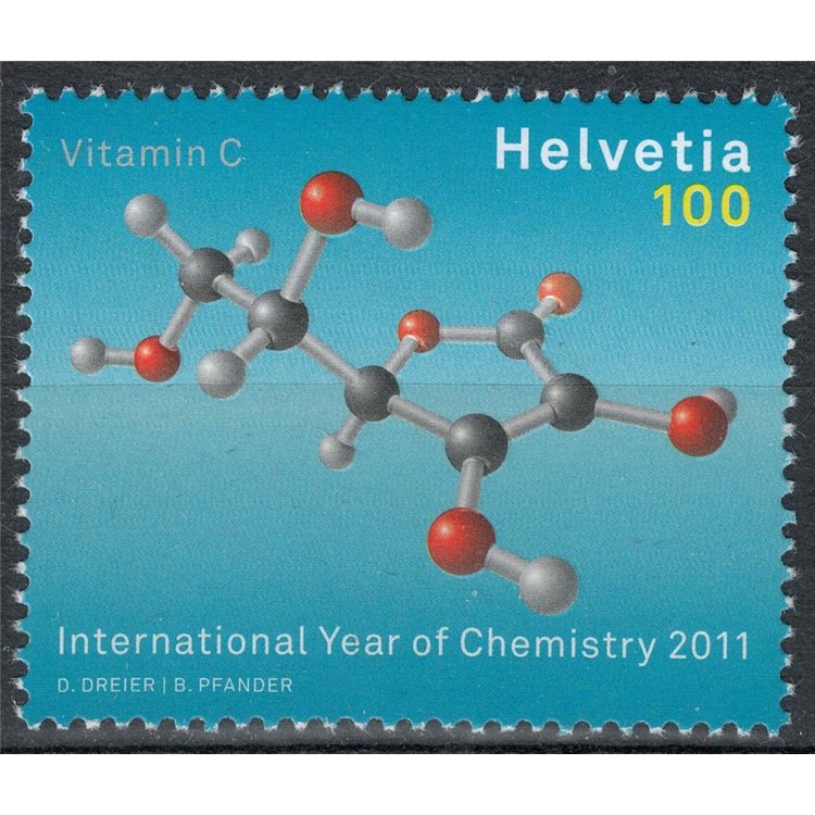 SVIZZERA 2011 Anno della chimica MNH**