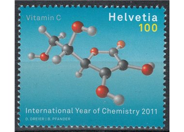 SVIZZERA 2011 Anno della chimica MNH**