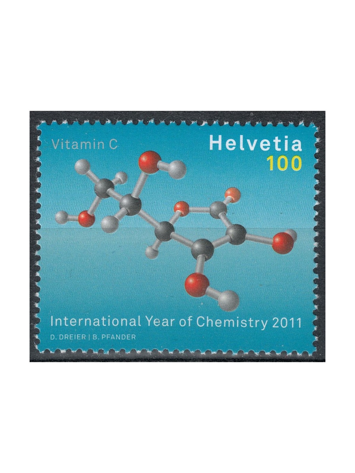 SWITZERLAND 2011 Year of Chemistry MNH**