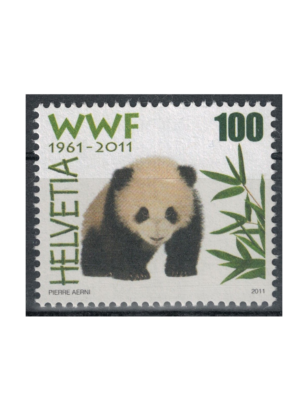 SWITZERLAND 2011 WWF Fiftieth Anniversary MNH**