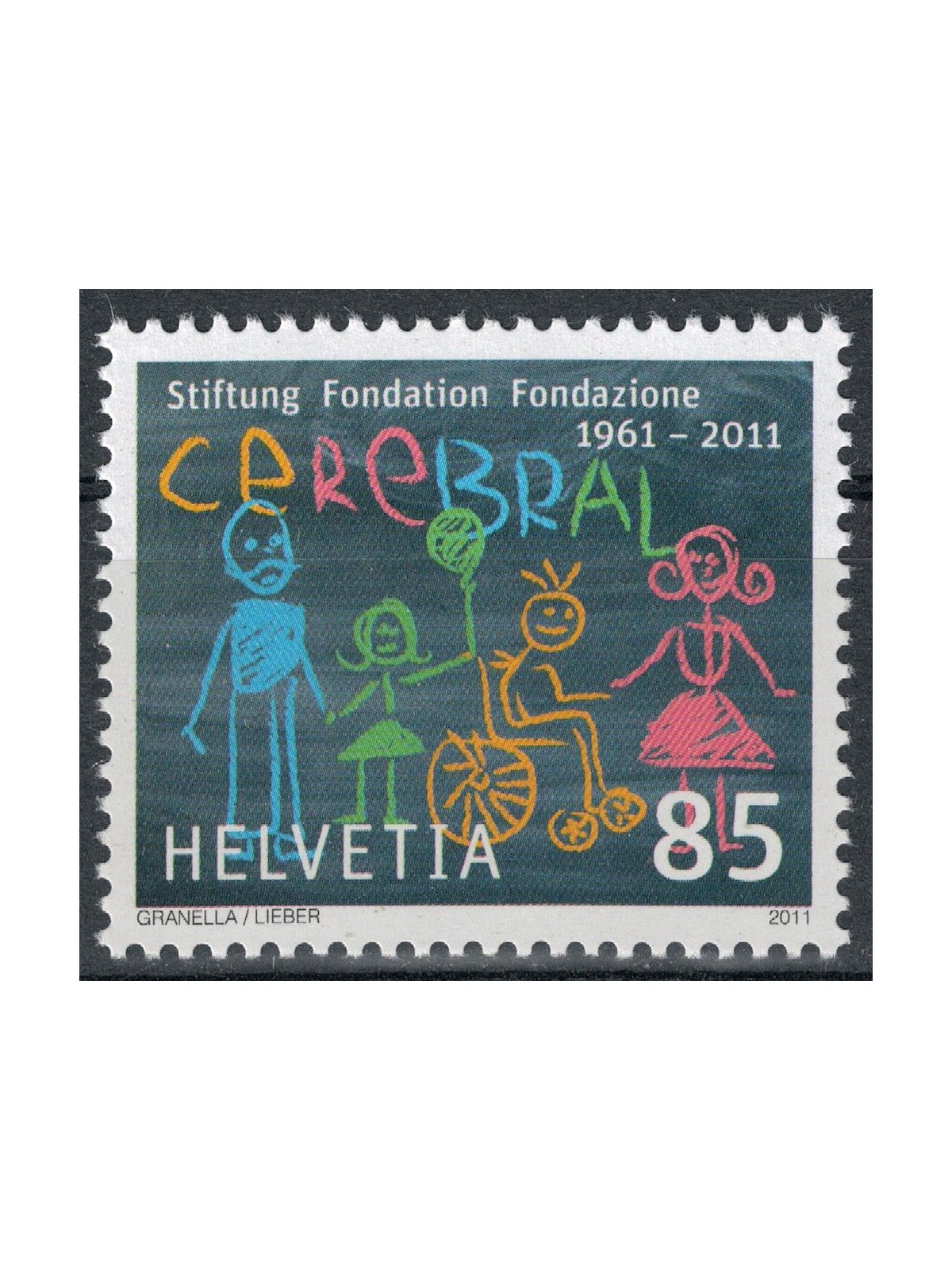 SWITZERLAND 2011 Cerebral Association MNH**