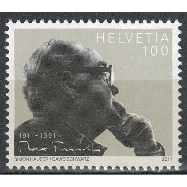 SWITZERLAND 2011 Max Frisch MNH**