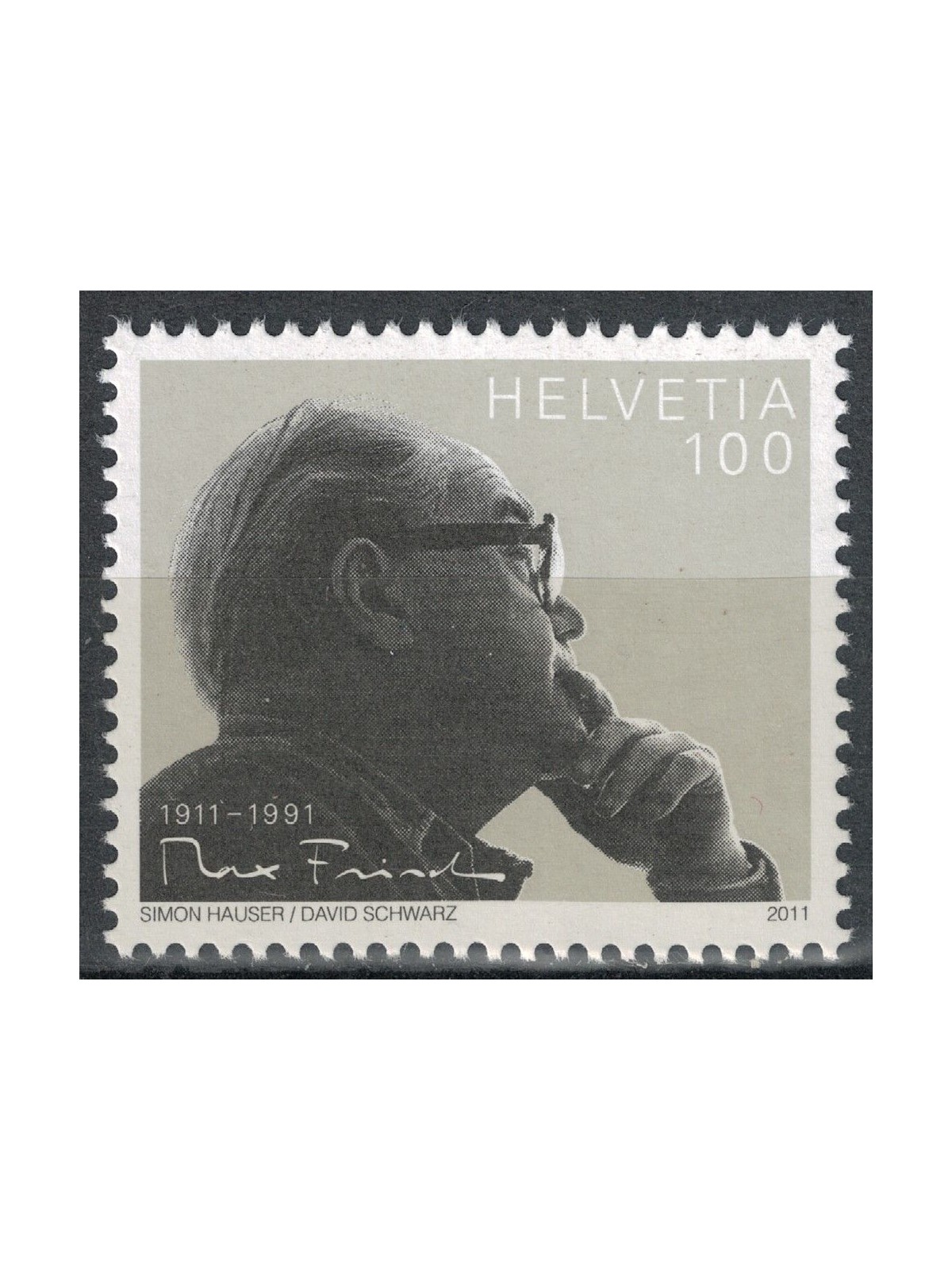 SVIZZERA 2011 Max Frisch MNH**