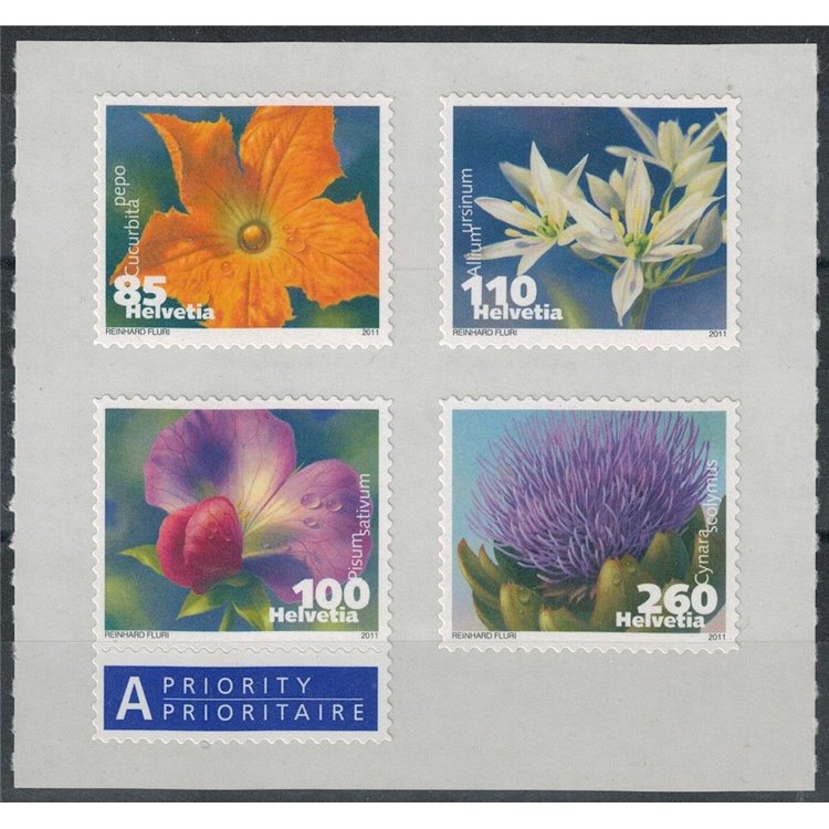 SWITZERLAND 2011 Vegetables in bloom 4v MNH**