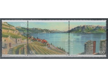 SWITZERLAND 2011 Panorama of Lavaux 3v MNH**