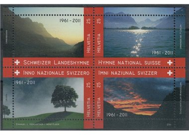 SWITZERLAND 2011 National Anthem s/s MNH**