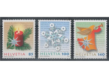 SWITZERLAND 2010 Christmas 3v MNH**