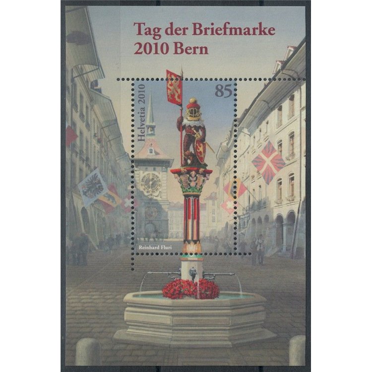 SVIZZERA 2010 Giornata del francobollo BF MNH**