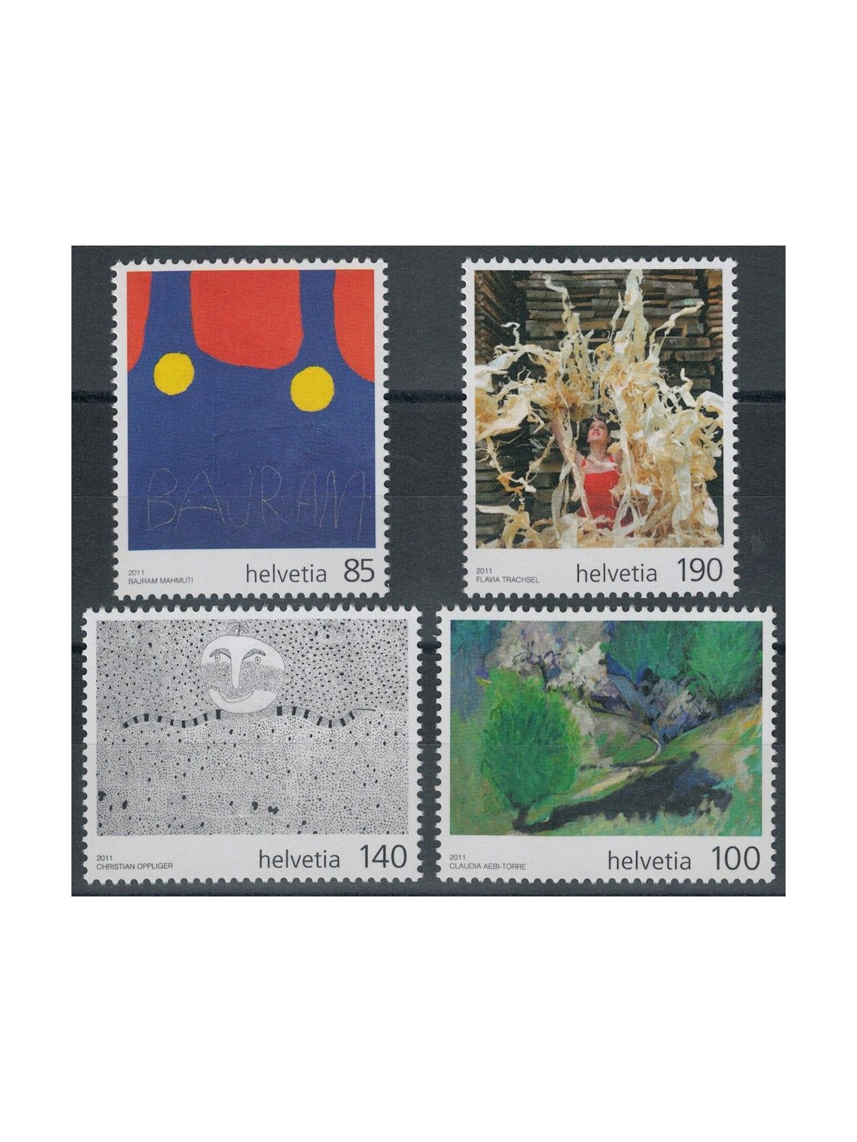 SWITZERLAND 2011 Disabled artists 4v MNH**