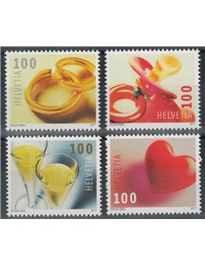 SVIZZERA 2011 Francobolli per auguri 4v MNH**