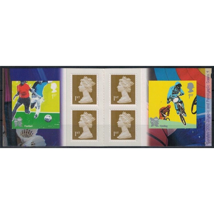 GREAT BRITAIN 2010 Football and Cycling booklet MNH**