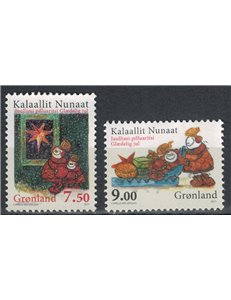GREENLAND 2011 Christmas 2v MNH**