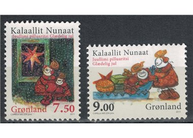 GROENLANDIA 2011 Natale 2v MNH**