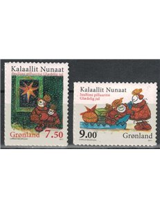GROENLANDIA 2011 Natale (da libretto) 2v MNH**