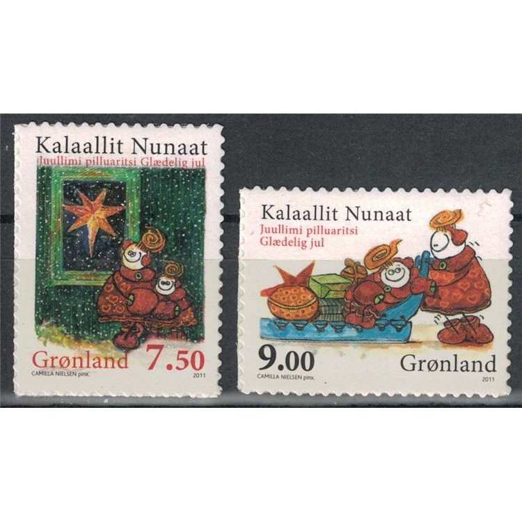 GROENLANDIA 2011 Natale (da libretto) 2v MNH**