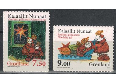 GREENLAND 2011 Christmas (from booklet) 2v MNH**