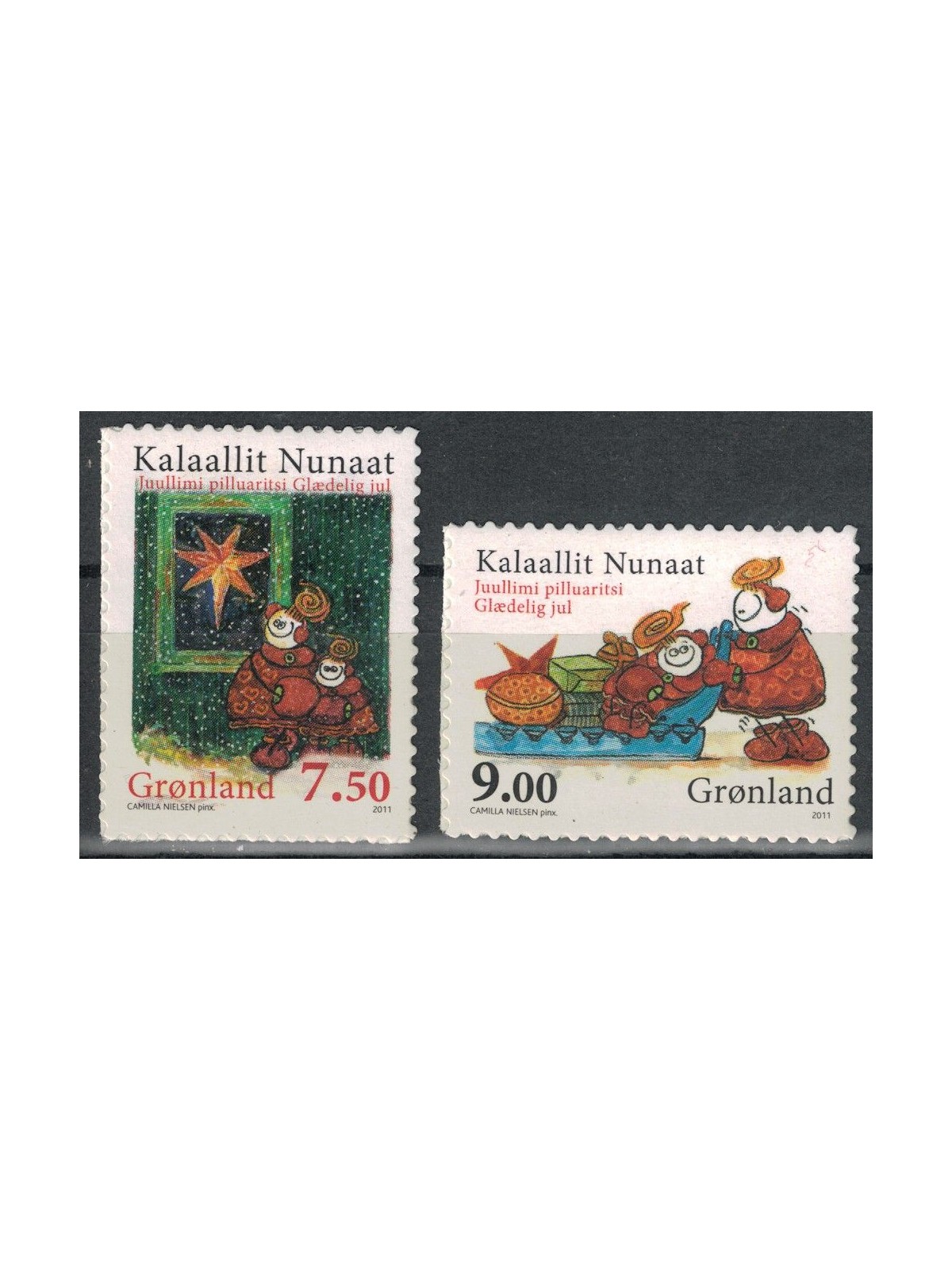 GROENLANDIA 2011 Natale (da libretto) 2v MNH**