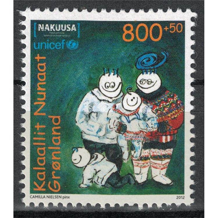 GROENLANDIA 2012 Unicef, Nakuusa MNH**