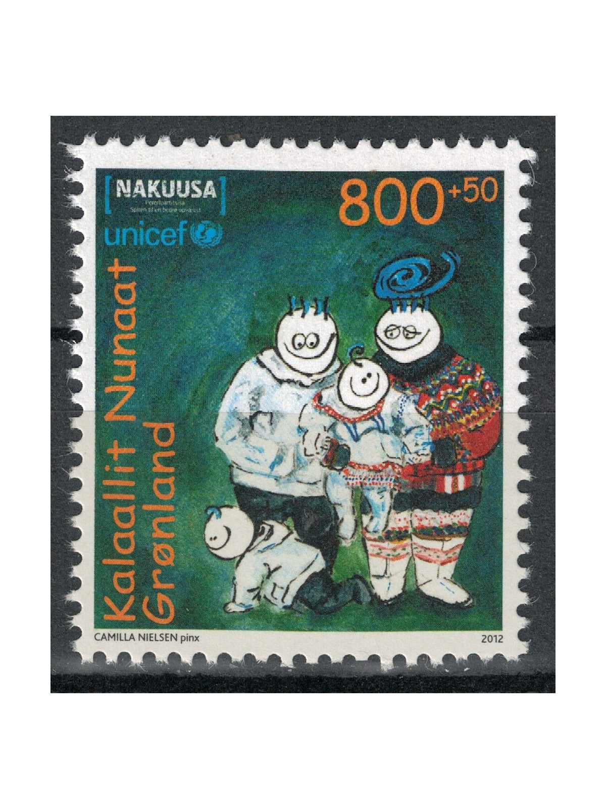 GREENLAND 2012 Unicef, Nakuusa MNH**