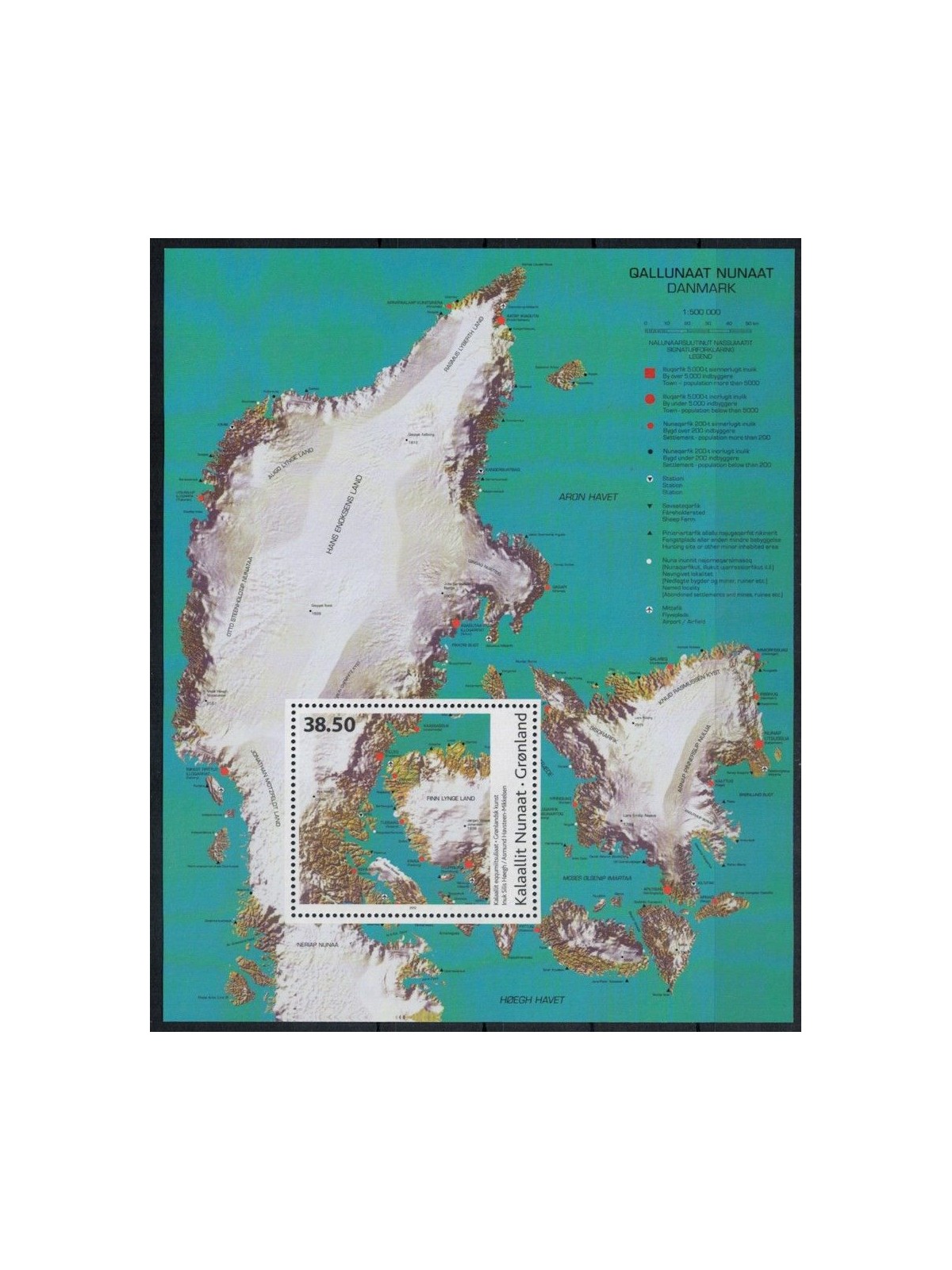 GROENLANDIA 2012 Arte moderna BF MNH**
