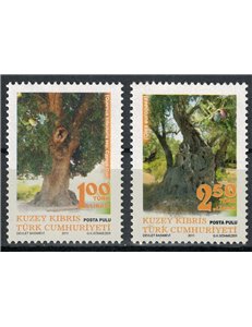 CIPRO DEL NORD 2011 Alberi secolari 2v MNH**