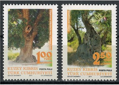 CIPRO DEL NORD 2011 Alberi secolari 2v MNH**
