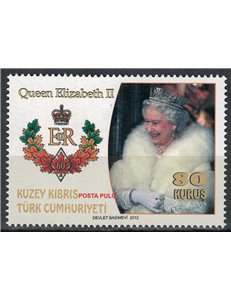 NORTHERN CYPRUS 2012 Queen's Jubilee MNH**