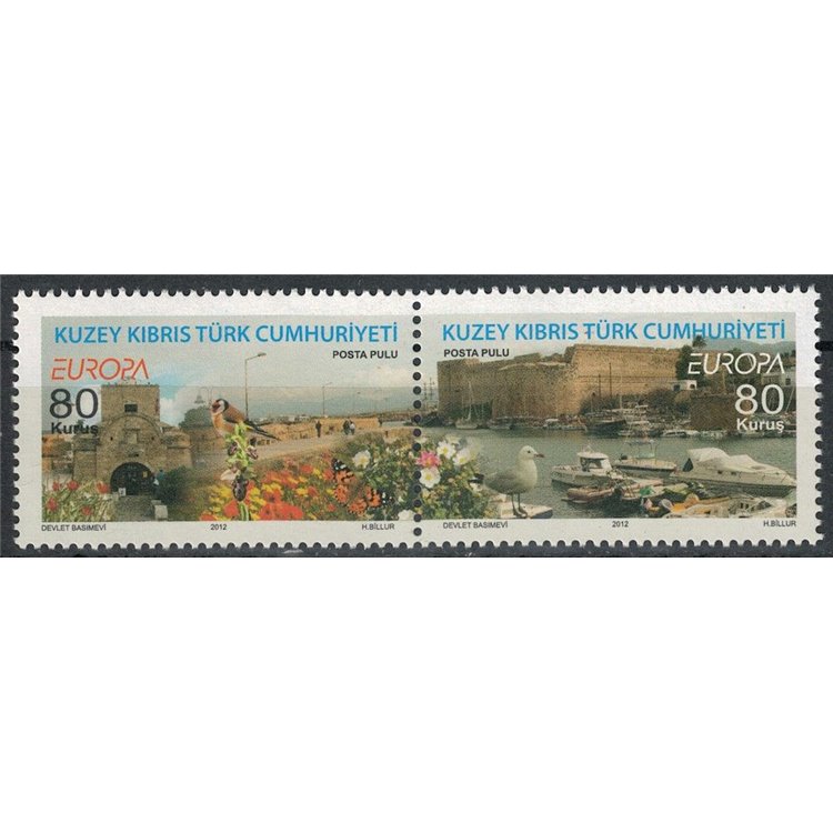 CIPRO DEL NORD 2012 Europa 2v MNH**